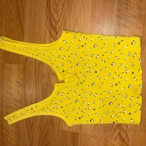 pacsun yellow tank top